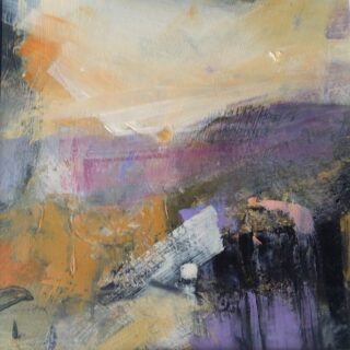 A Mixed Media painting by Trish Bennett in the Abstract style  and titled Anticipation