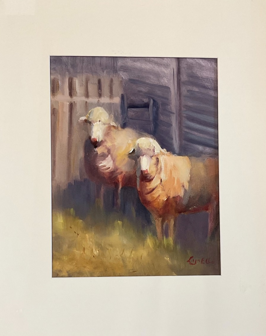 Oil Painting by Lyn Ellis titled Eve and I