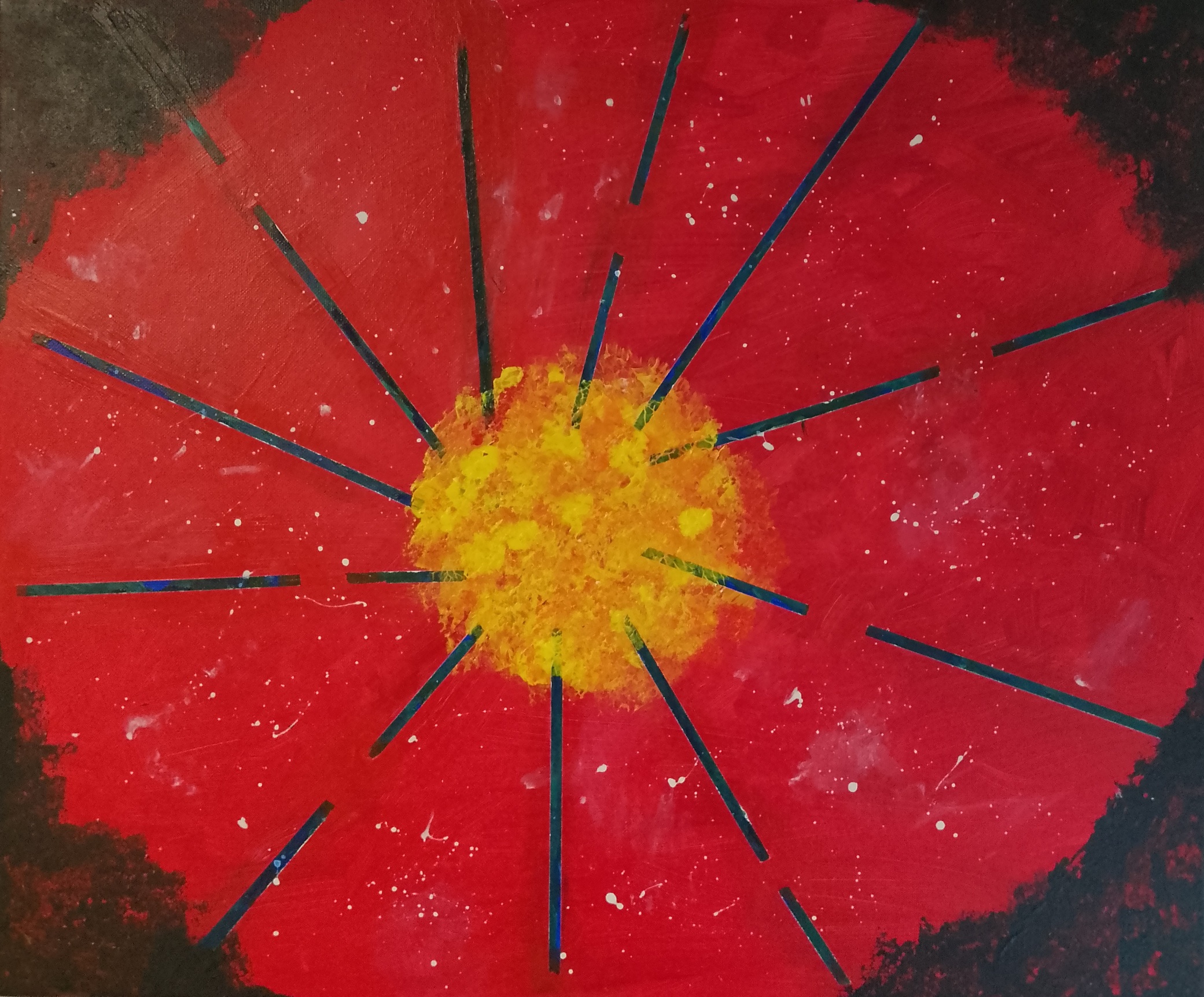 Acrylic Painting by Martin Guinness titled A Manifesto for Vulnerability