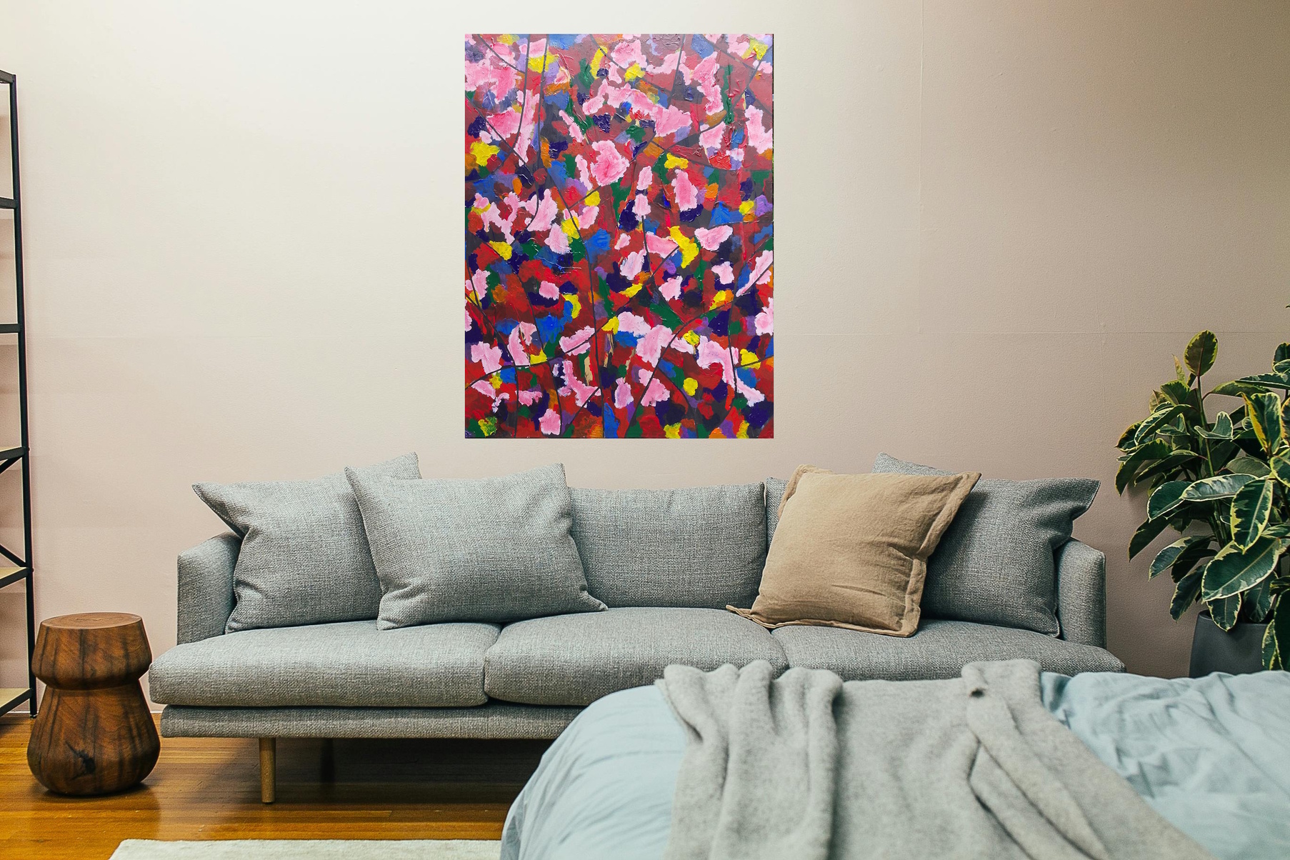 Acrylic Painting by Martin Guinness titled Floriade