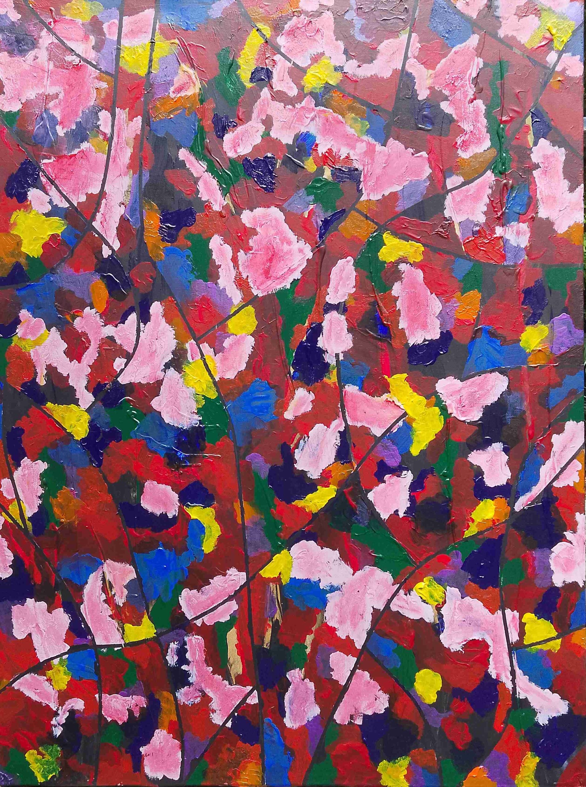 Acrylic Painting by Martin Guinness titled Floriade