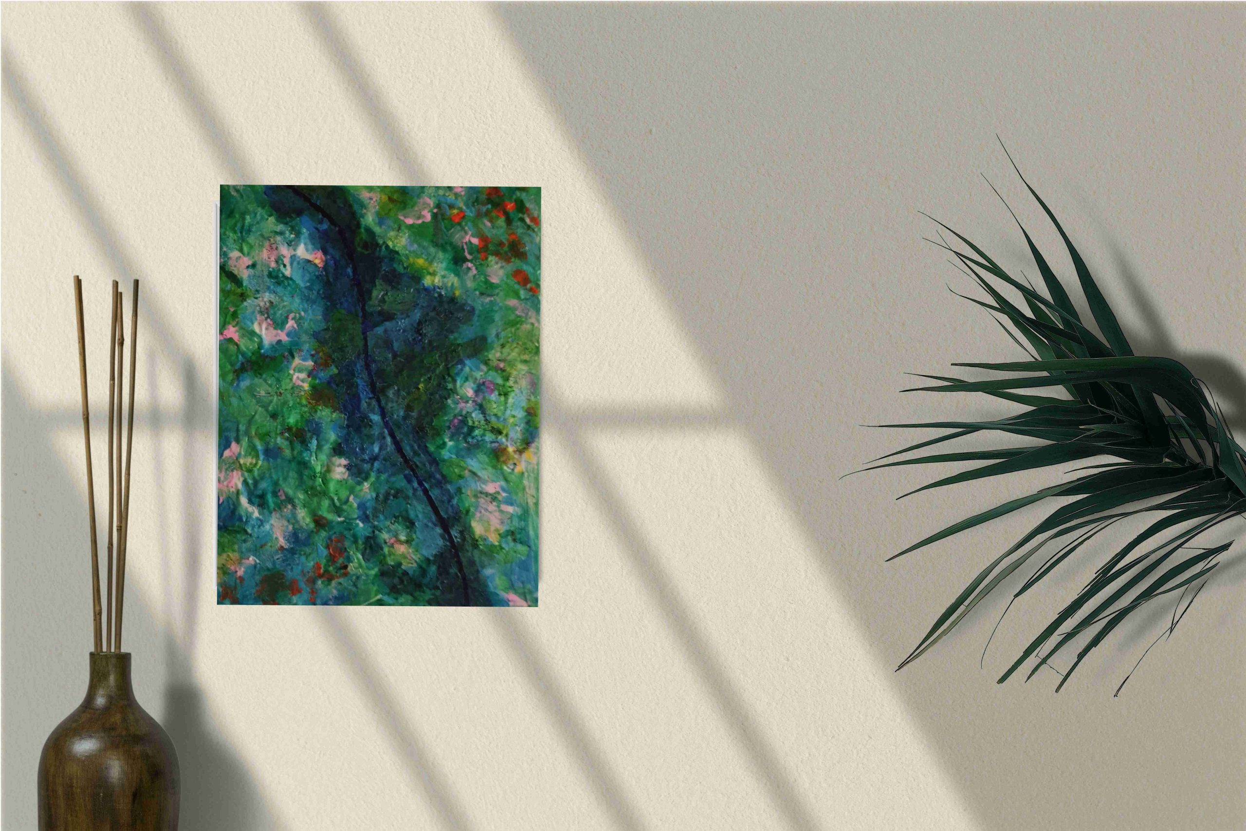 Acrylic Painting by Martin Guinness titled Fluvius