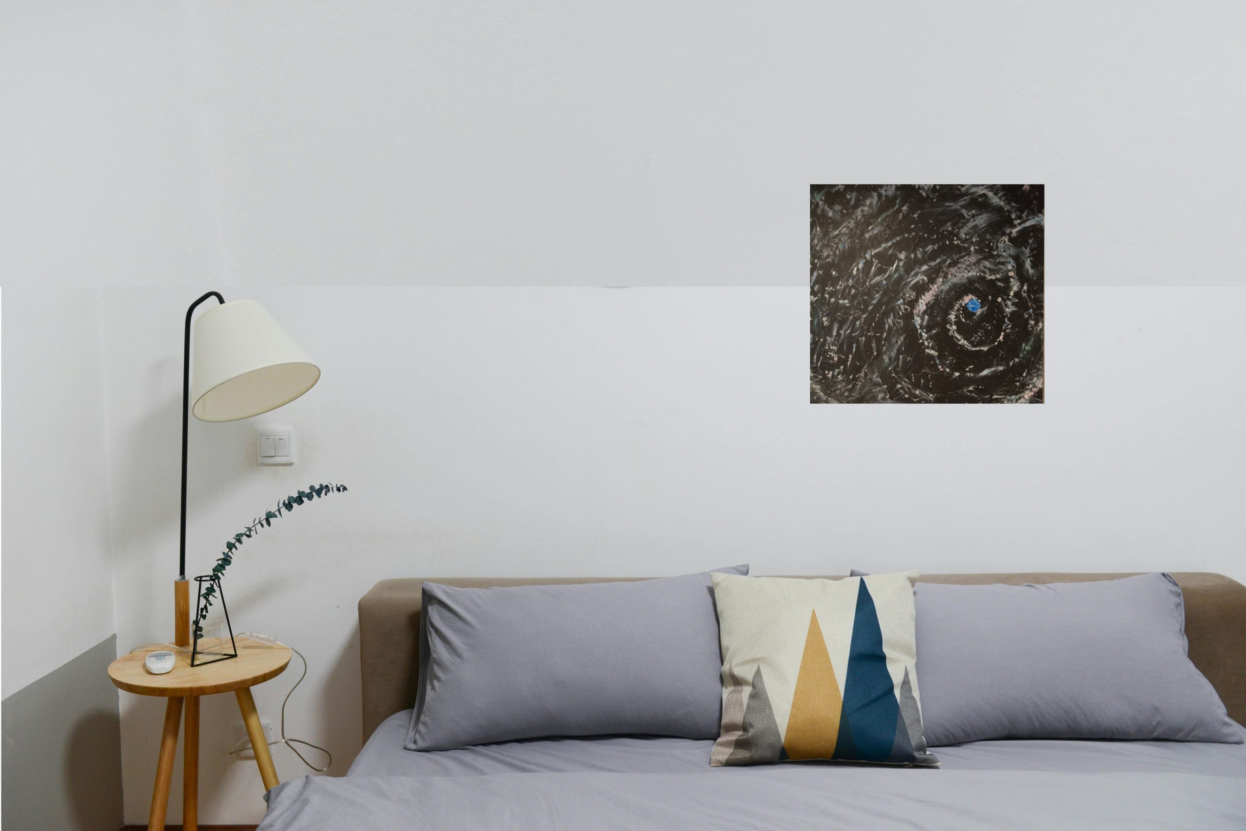 Acrylic Painting by Martin Guinness titled Galaxy M74