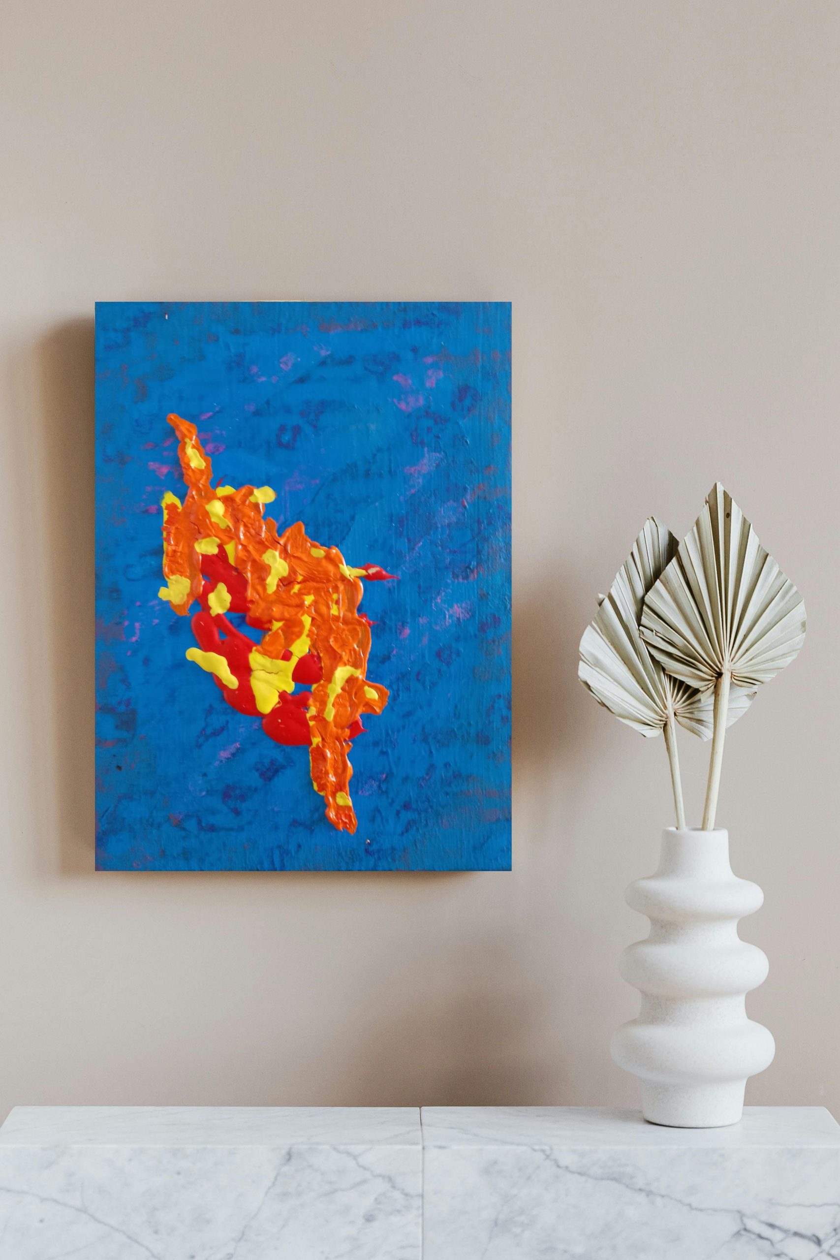Acrylic Painting by Martin Guinness titled Inja