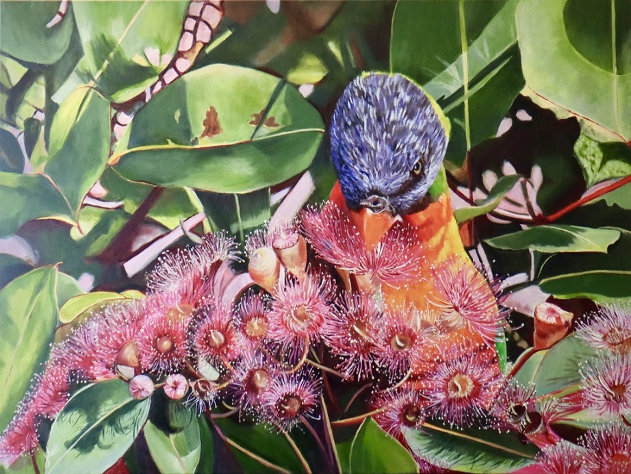  Painting by Jenine Bell titled Sweet Nectar