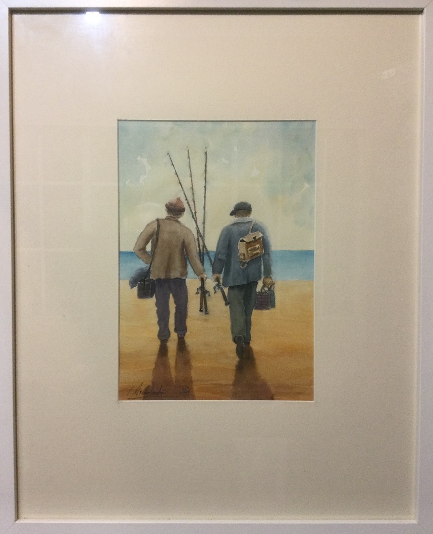 Peter Michalandos-15-Going Fishing-framed