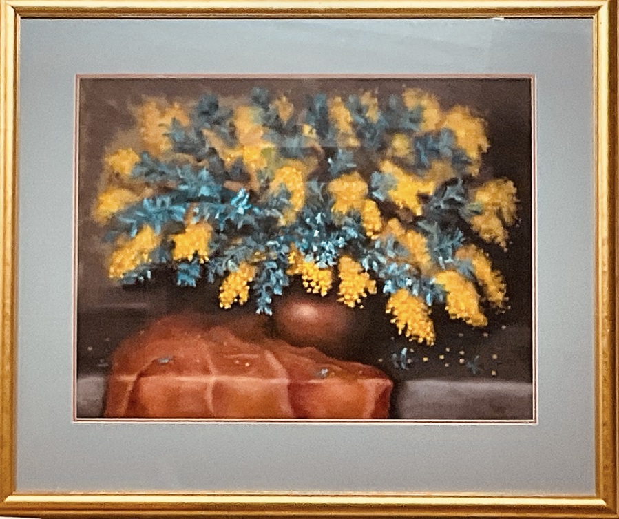 Lyn Ellis-141-Golden Orbs of Delight - framed