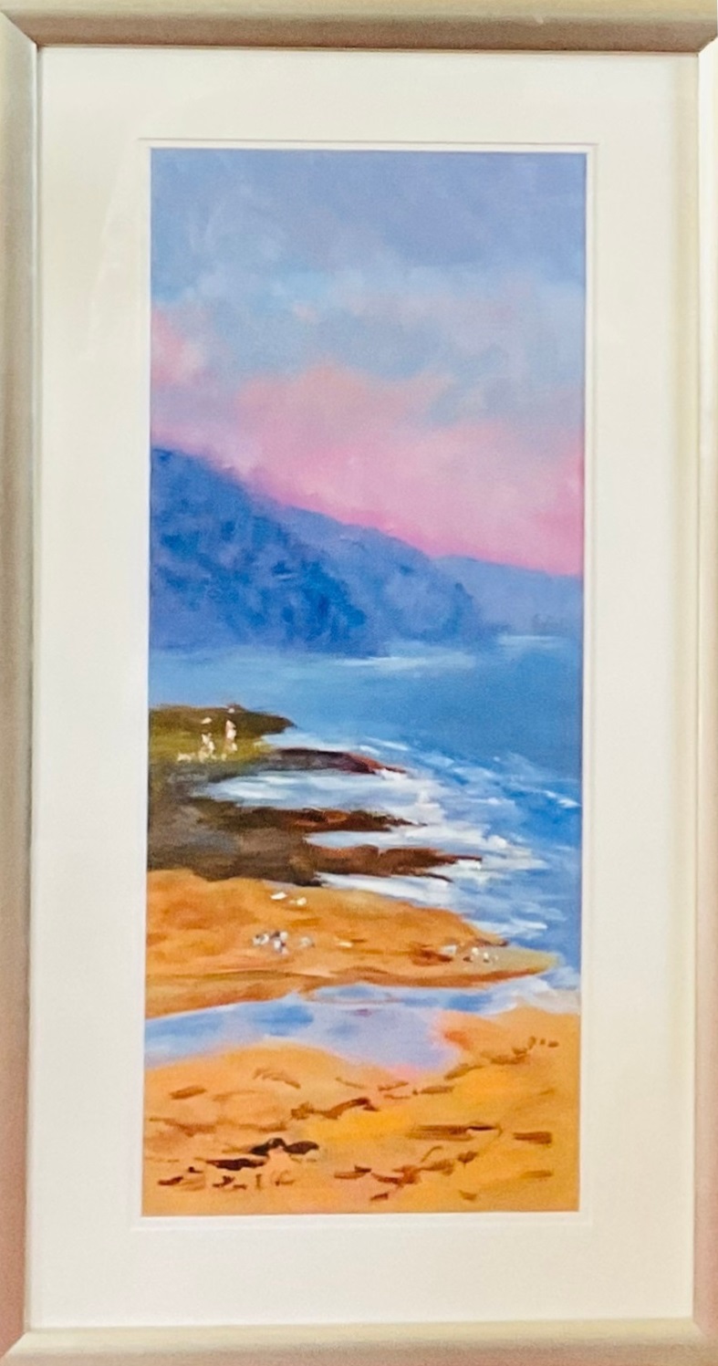 Lyn Ellis-144-Evening Glow at Lorne-framed