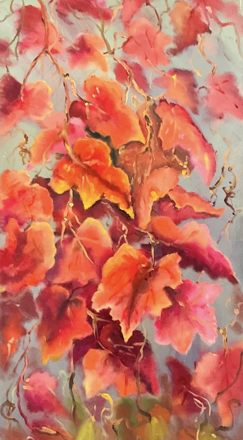 Oil Painting by Lyn Ellis titled Autumn Colours