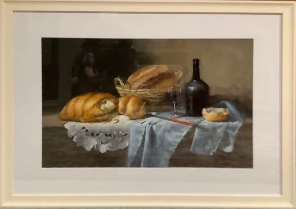 Joan Denner-37-Stil Life with bread and wine