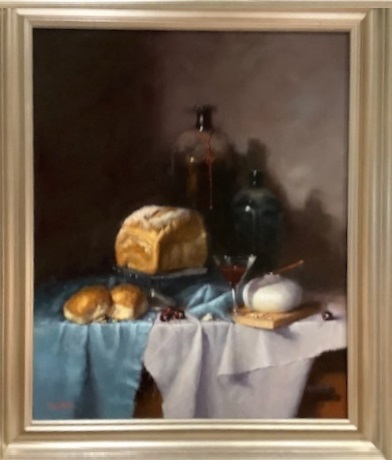 Joan Denner-41-Still life with Bread and Wine