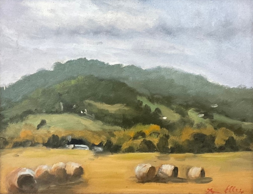 Oil Painting by Lyn Ellis titled Bolobek Mt Macedon